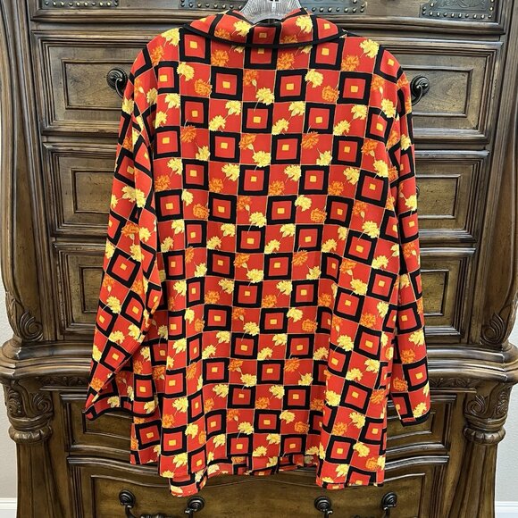 Josie by Natori Women's 3 Piece Pajama & Robe Set Large Button Front Top Pants L - Picture 5 of 16